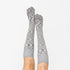 Space Dyed Cotton Grey/White Energy Socks